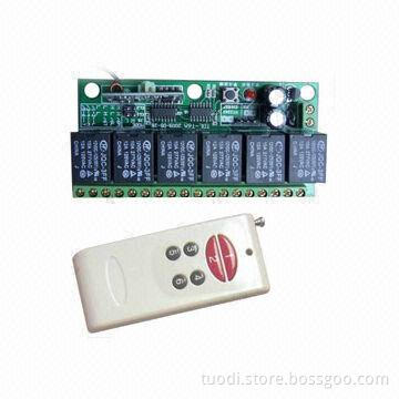 Remote Control Switch with 315/433MHz Operating Frequency, Measures 98 x 48mm
